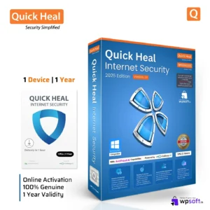 Quick Heal Internet Security | 1 User 1 Year Protection