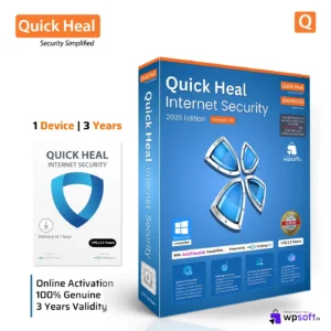 Quick Heal Internet Security | 1 User 3 Years Protection