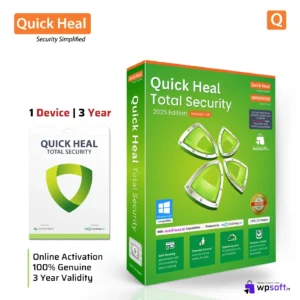 Quick Heal Total Security | 1 User 3 Year Protection